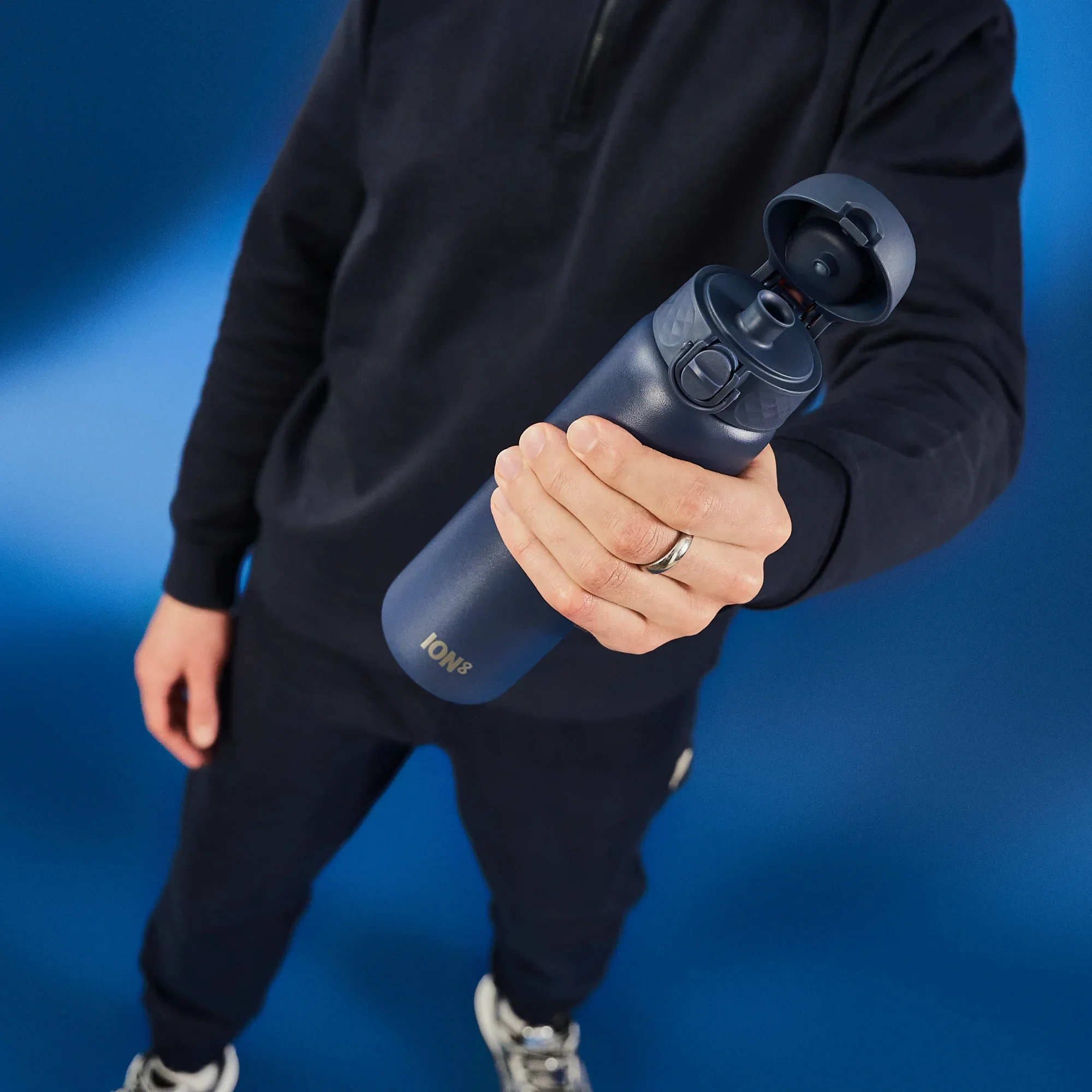 Insulated Stainless Steel Slim  17oz- Ash Navy - Image 9