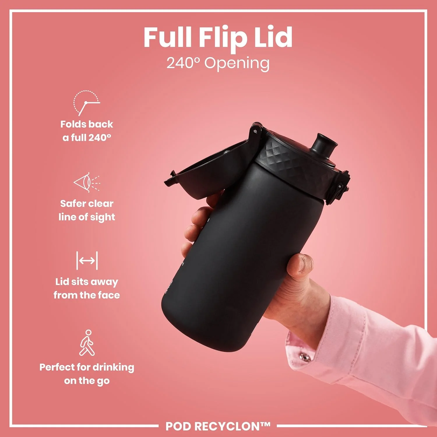 ION8 Recyclon 12oz- Black - Image 6